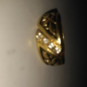 A ring with diamonds